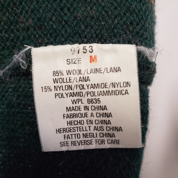 90s WOOLRICH Save Our Animals/Earth Wool Cardigan - Picture 7 of 7